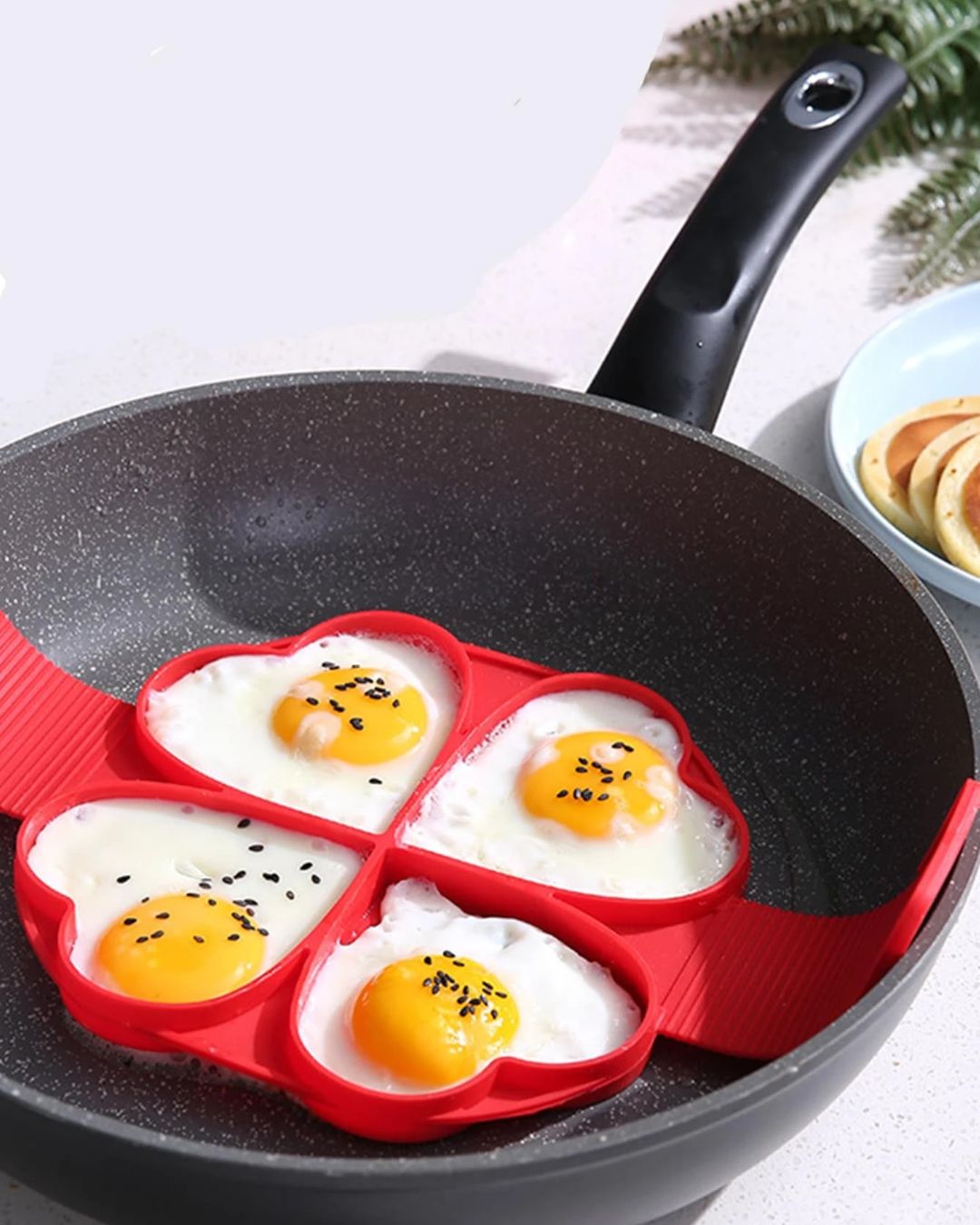 4-Grid Pancake Silicone Mold