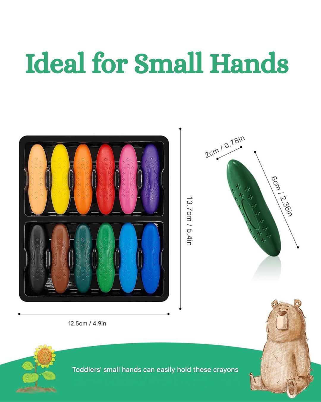 Peanut Crayons Markers