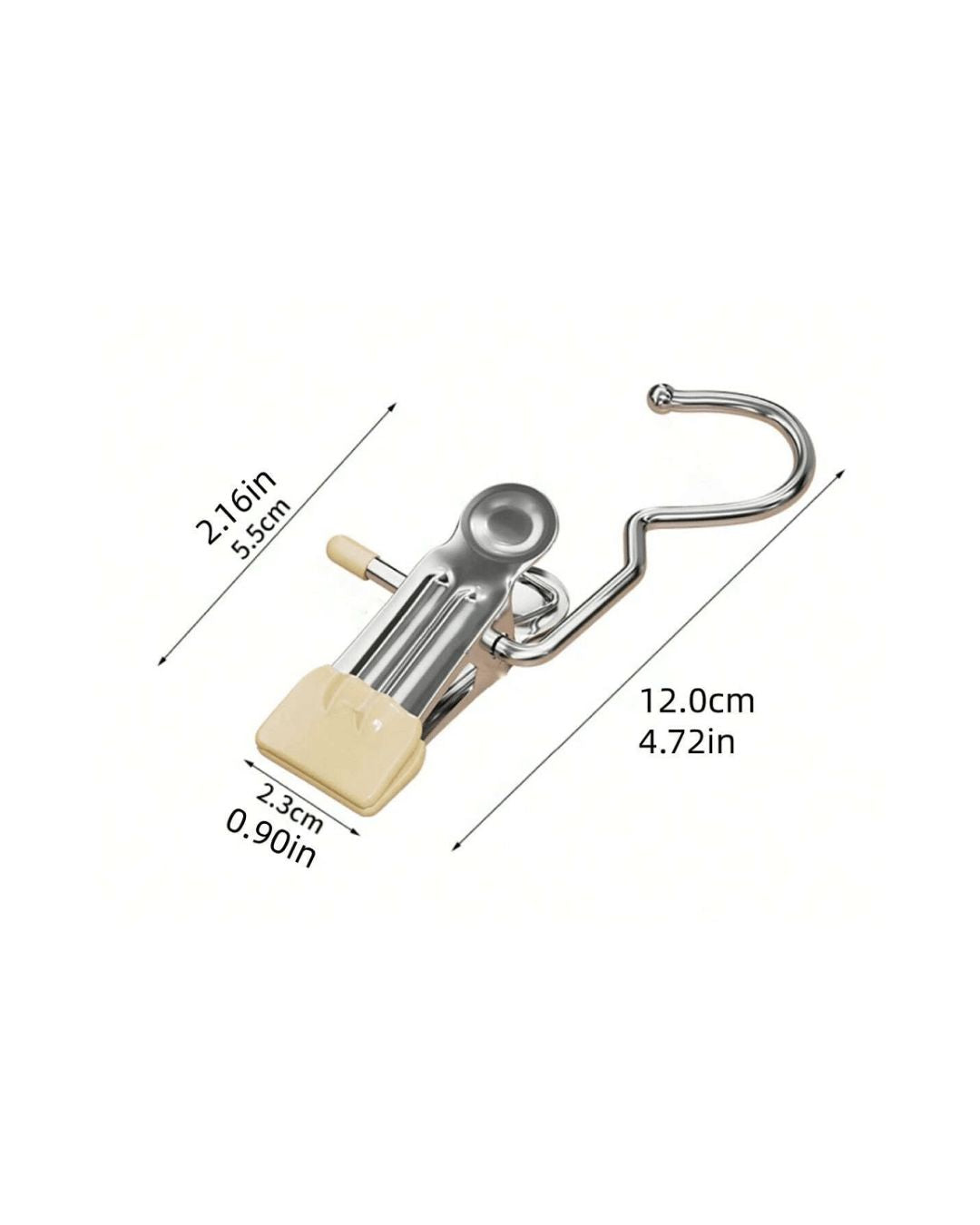 Stainless Steel Clothespins with Hook