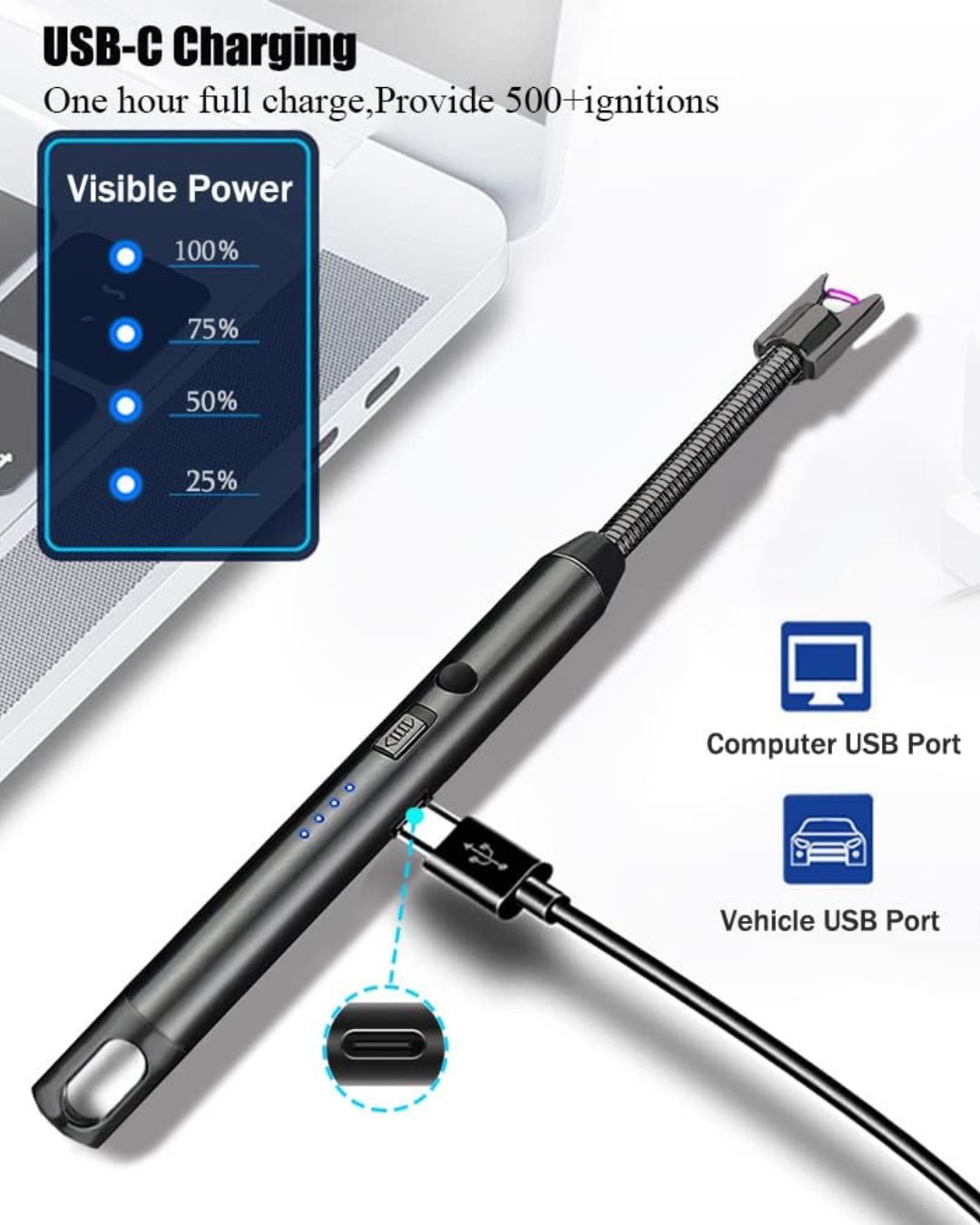 Rechargeable Electric Arc Lighter