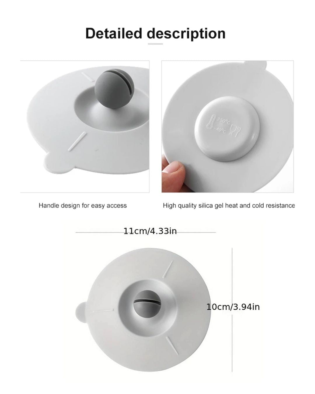 Silicone Cup Lid With Spoon Holder