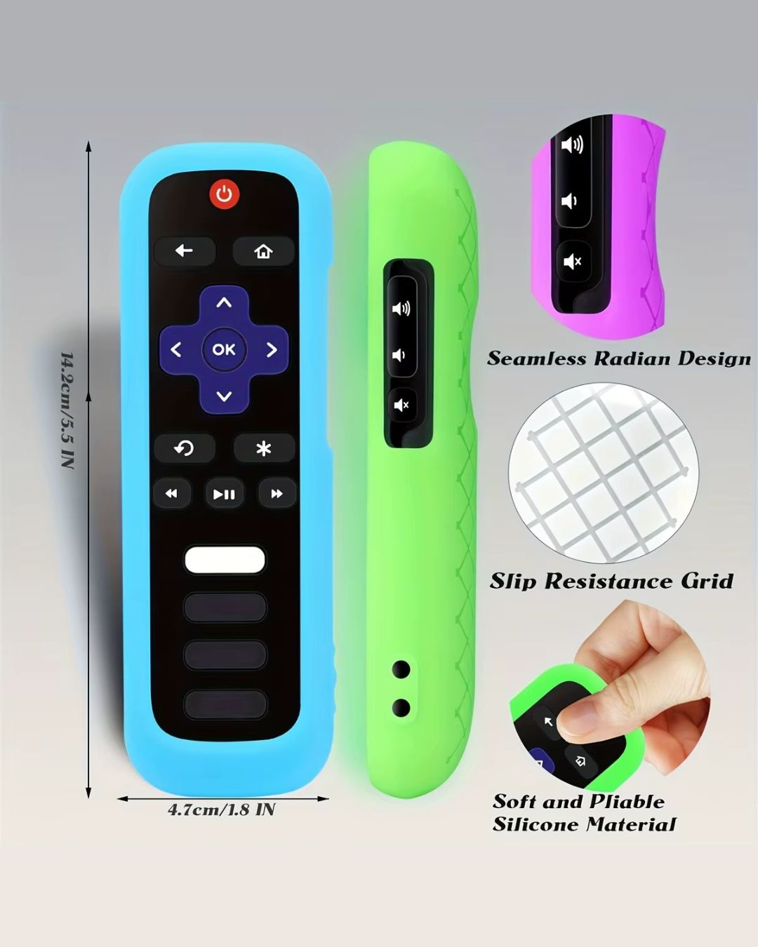 Glow In The Dark Remote Control Cover
