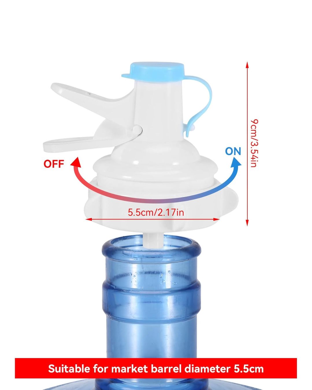Water Bottle Dispenser Cap