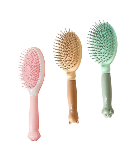 Cat Paw Handle Hair Brush