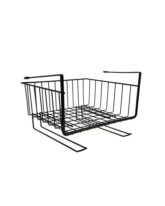 Under Shelf Storage Basket with Cup Holder