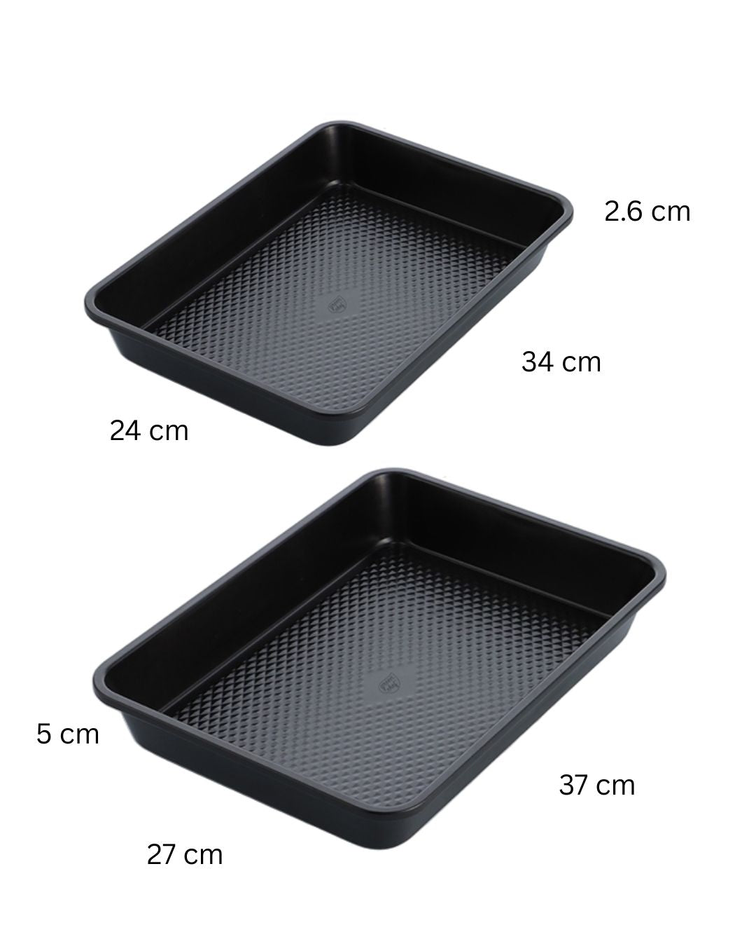 2-Piece Diamond Baking Pan Set