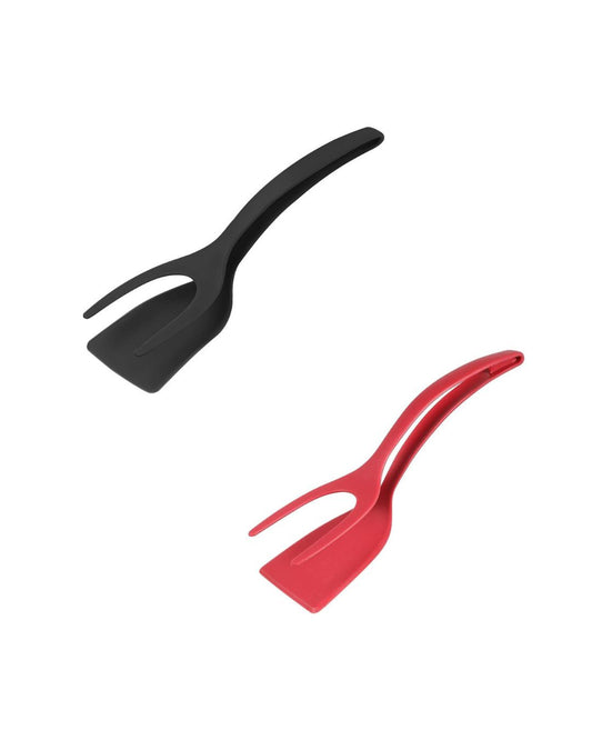 2 In 1 Frying Spatula Tong