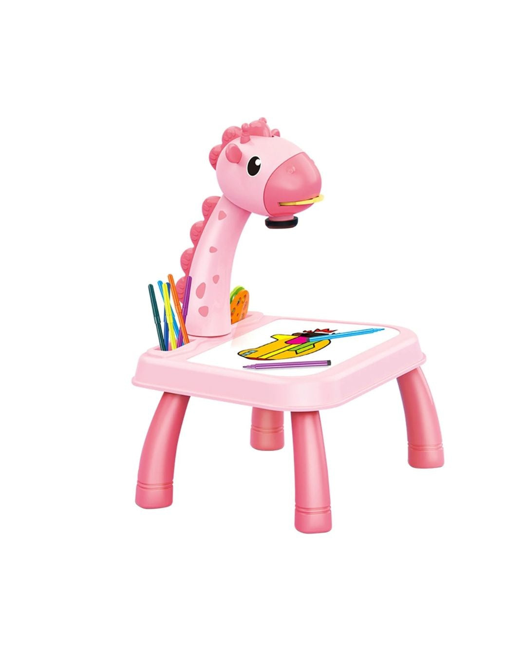 LED Projector Giraffe Drawing Table