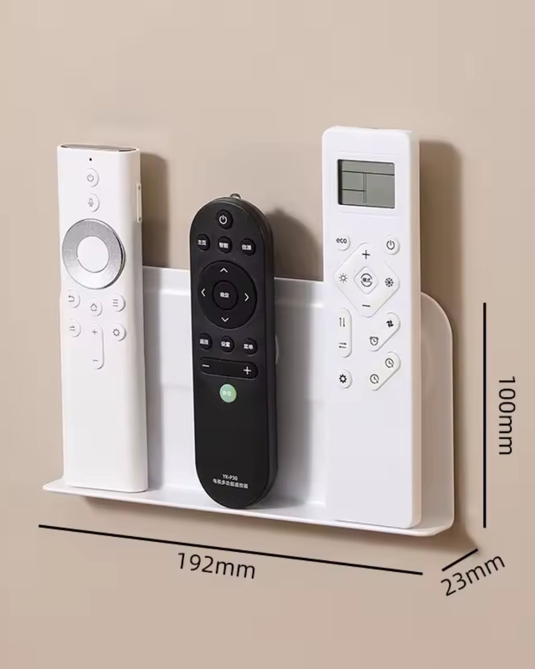 Wall Mounted Magnetic Remote Control Holder