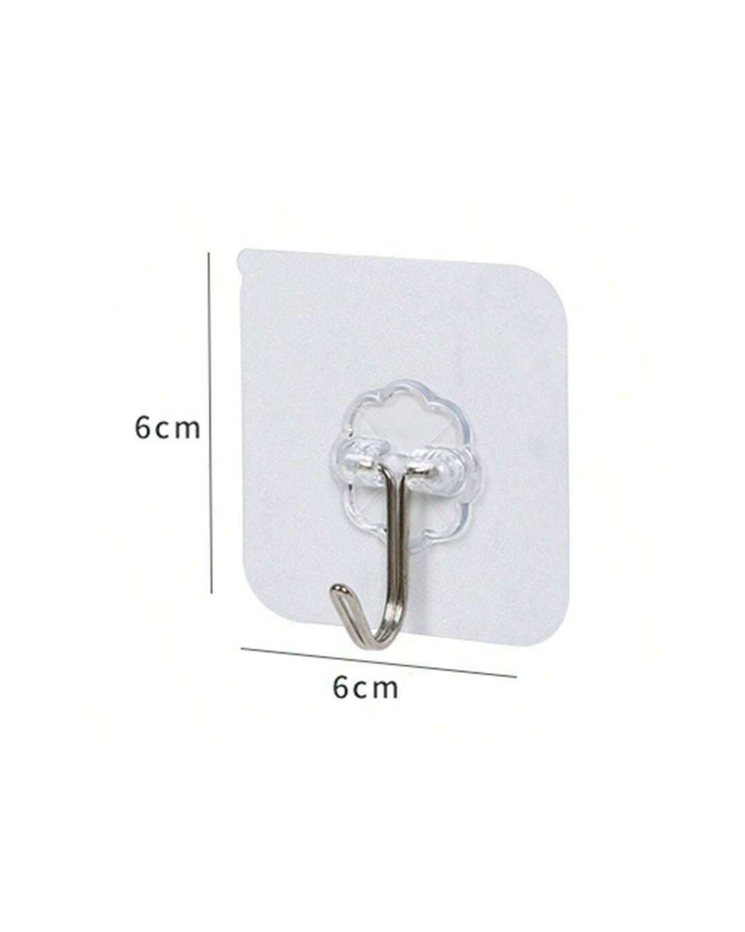 Transparent Adhesive Flower Hooks