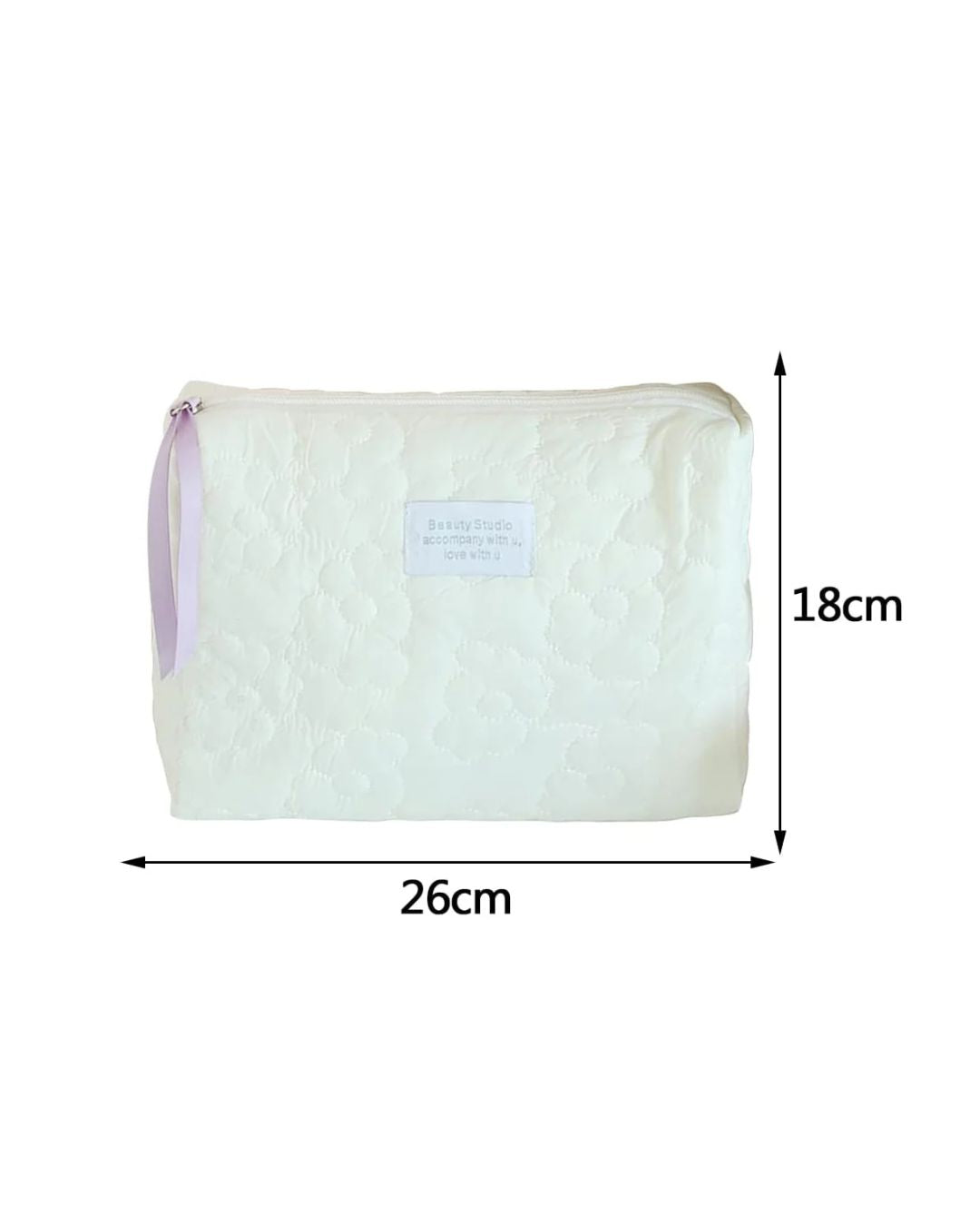 Quilted Design Cosmetic Bag