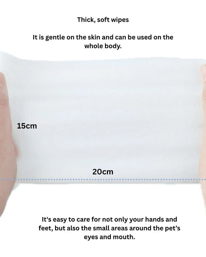 Pet Cleaning & Grooming Wipes