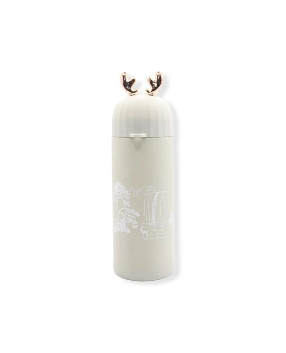 Reindeer Shape Glass Water Bottle