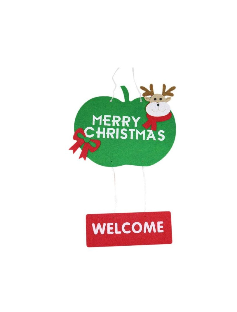 Merry Christmas Welcome Door Hanger