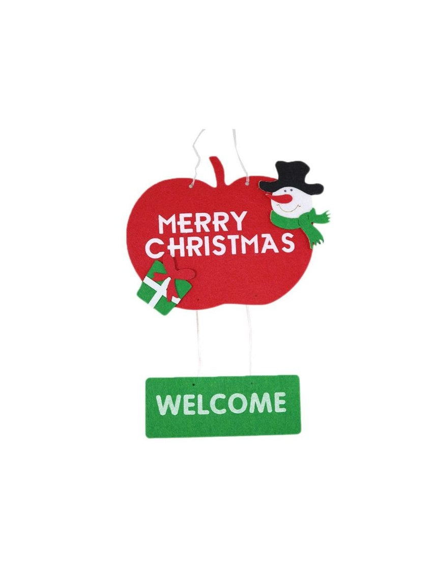 Merry Christmas Welcome Door Hanger