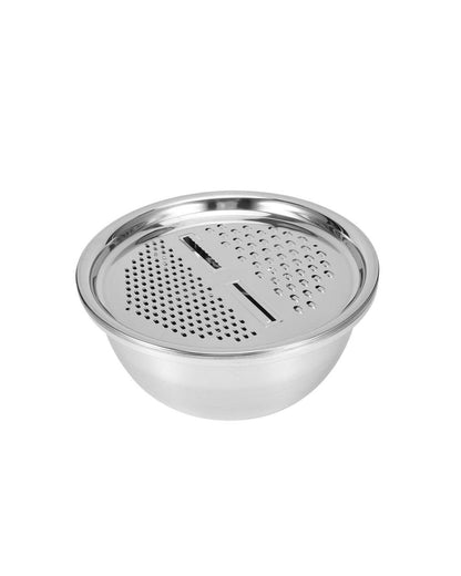 2 in 1 Stainless Steel Multifunctional Grater Basin