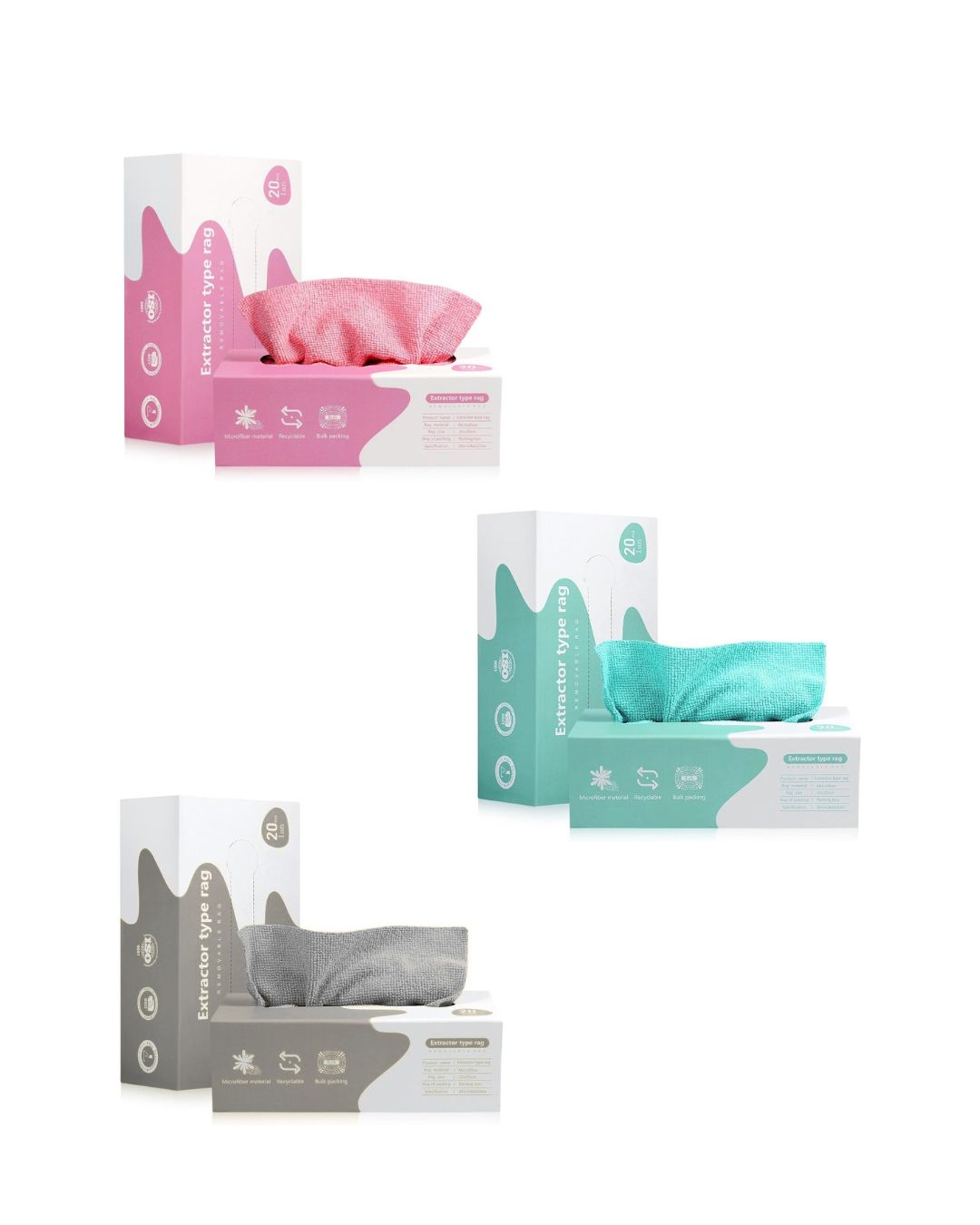 Microfiber Cleaning Towel Box