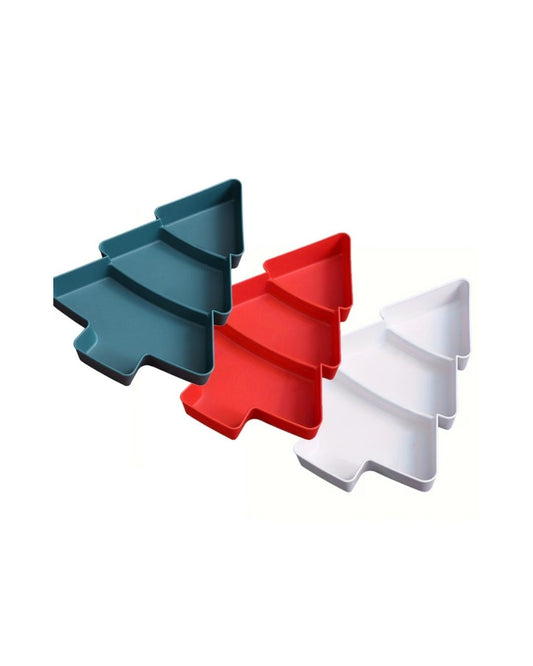 Christmas Tree Shaped Snack Tray