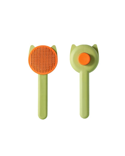 Press Type Pet Grooming Brush