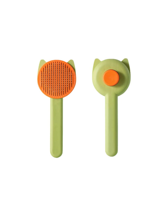 Press Type Pet Grooming Brush