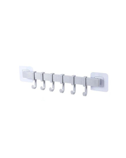 Adhesive 6-Adjustable Slider Hooks