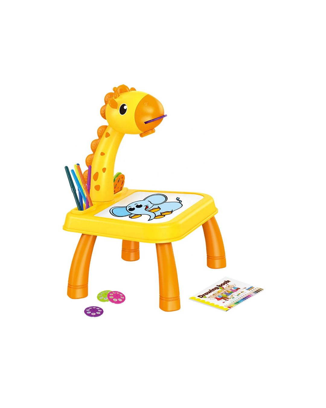 LED Projector Giraffe Drawing Table