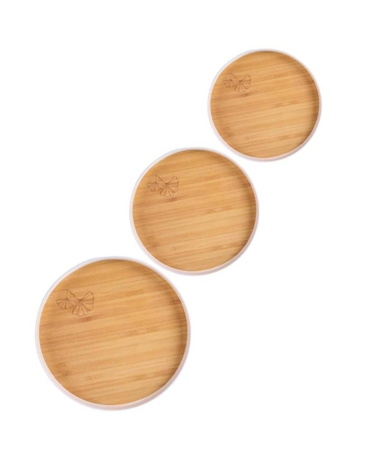 Round Serving Tray Set