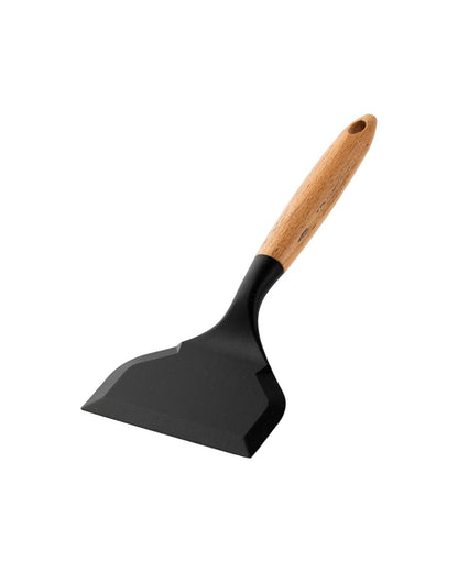 Silicone Wide Spatula Turner with Wooden Handle