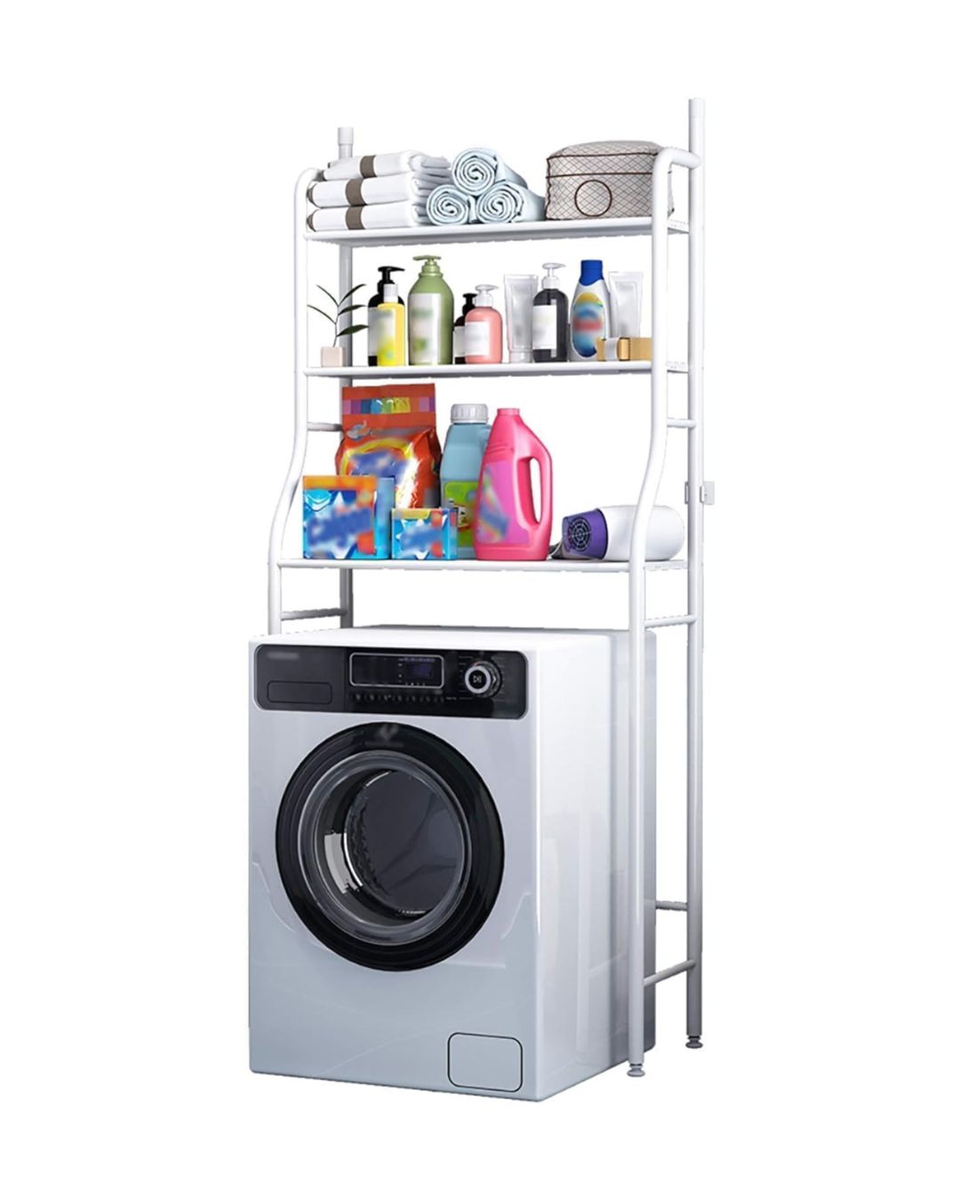 3 Layer Over The Washing Machine Storage Rack