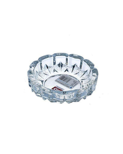 Round Crystal Glass Smoking Ashtray