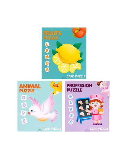 Cardboard Puzzle Cards