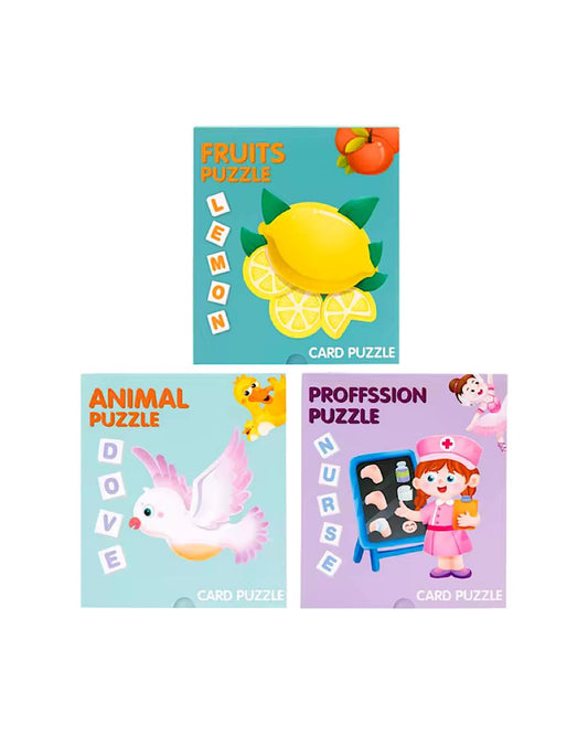 Cardboard Puzzle Cards