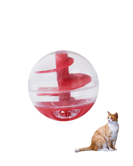Cat Spiral Leakage Food Ball