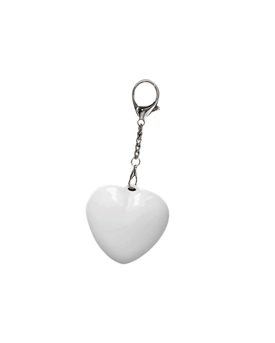 Heart-Shaped LED Keychain with Touch Control