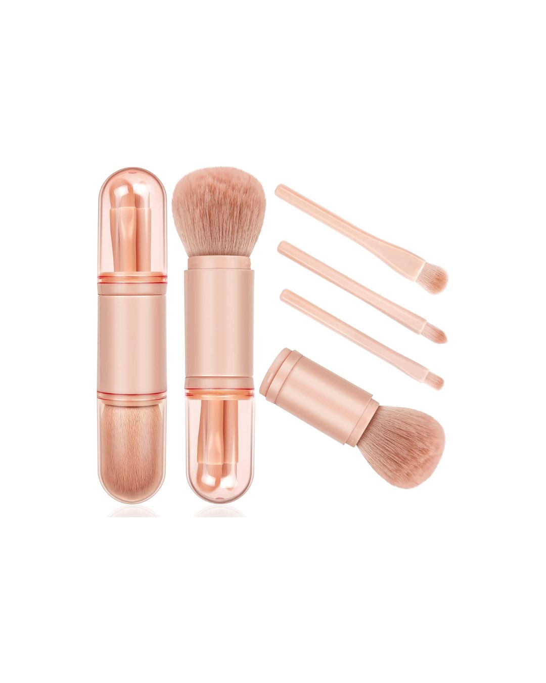 4-In-1 Portable Makeup Brush Set