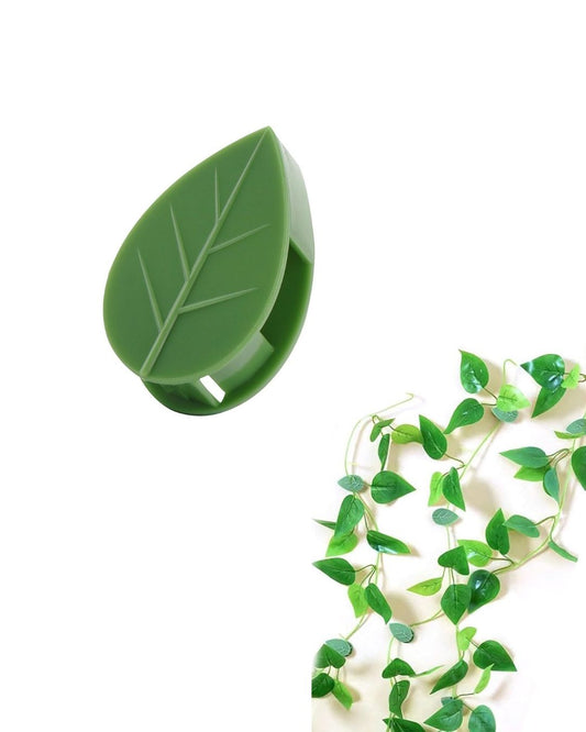 Leaf-Shaped Adhesive Greenery Fixator