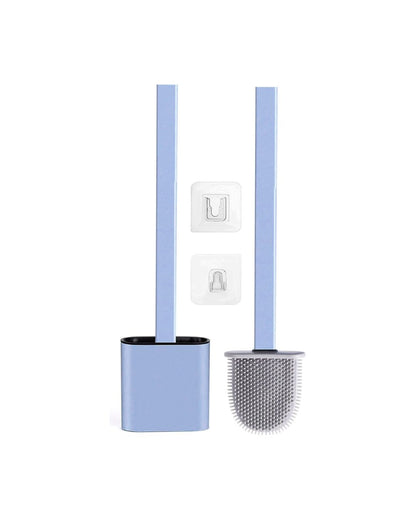 Silicone Toilet Brush with Holder1