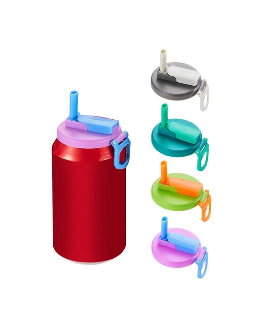 Soda Can Lids With Straws