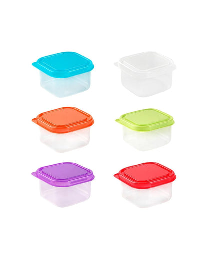 Mini Square Dip Containers with Lids