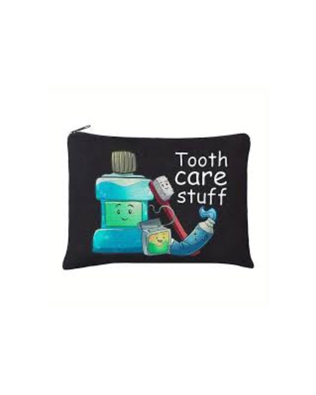 Dental Care Themed Canvas Pouch
