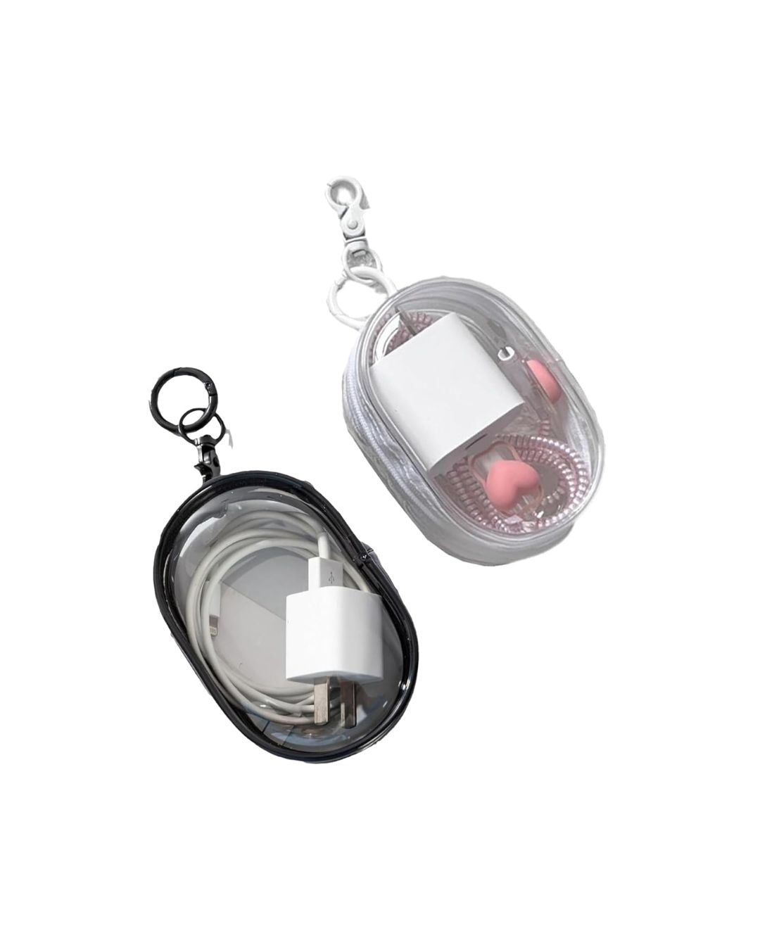 Portable Mini Clear Zipper Storage Pouch
