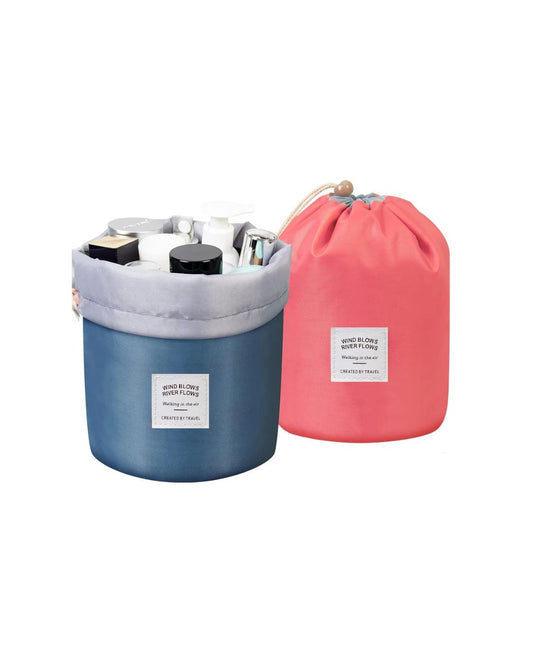 Makeup & Toiletries Barrel Bag