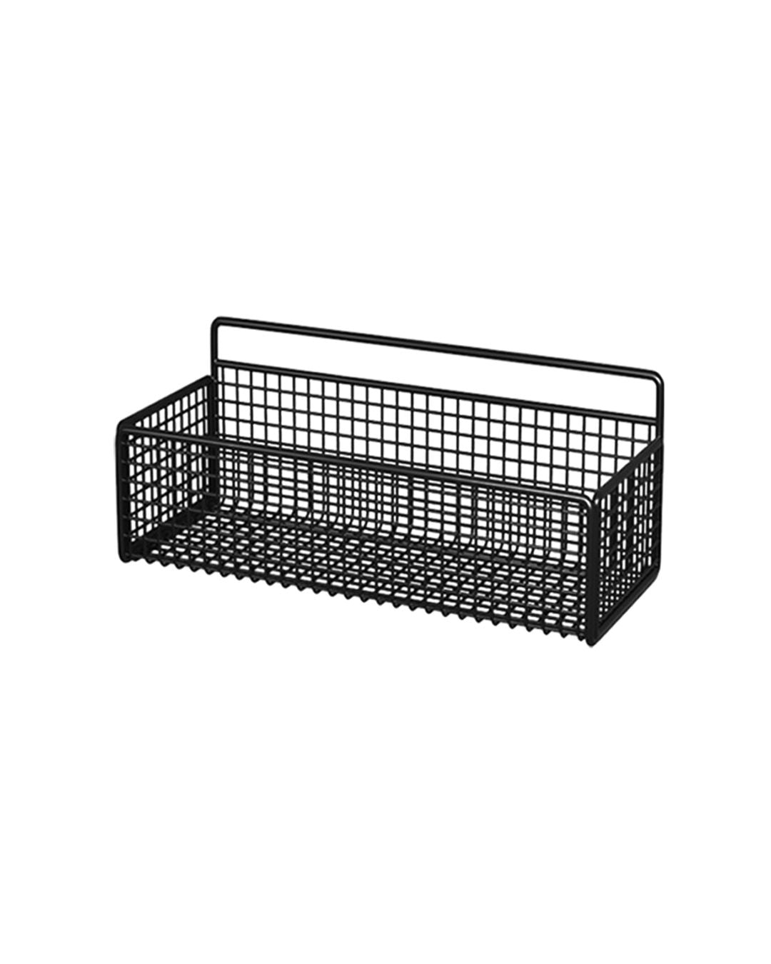 Wall-Mounted Metal Storage Basket