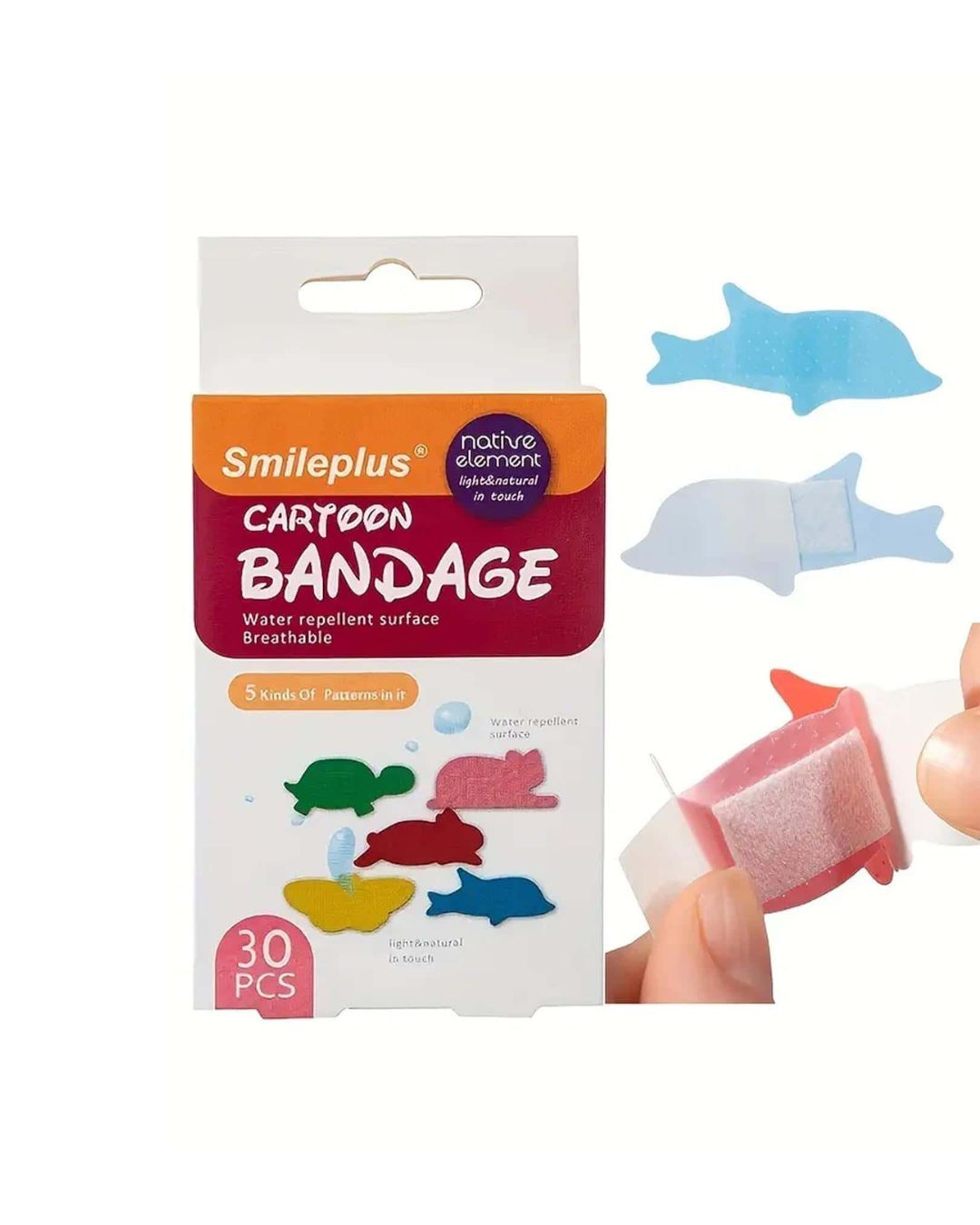 Animal Themed Waterproof & Breathable Band-aids