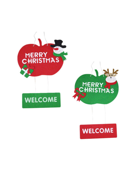 Merry Christmas Welcome Door Hanger