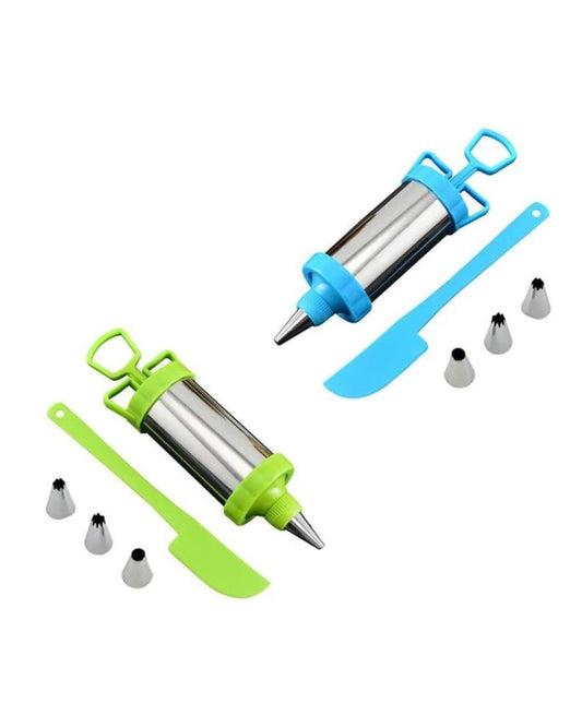 Stainless Steel Cake Decorating Syringe Set