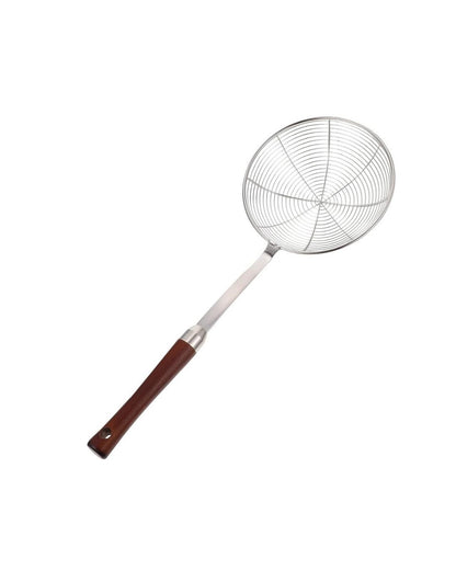 Wooden Handle Strainer Skimmer