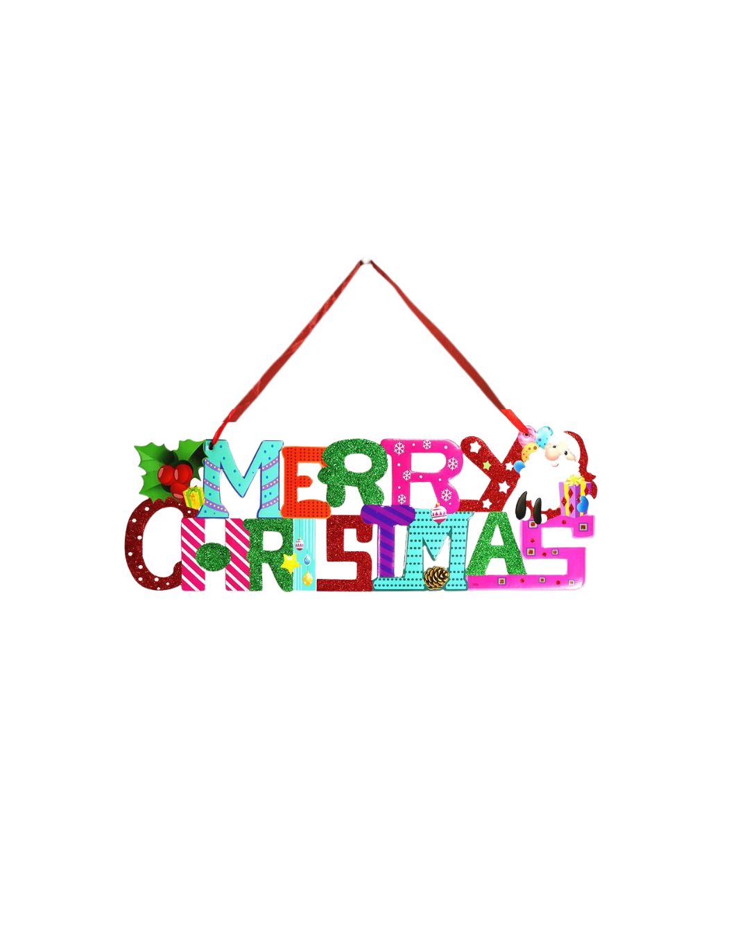 Merry Christmas Foam Door Hanger