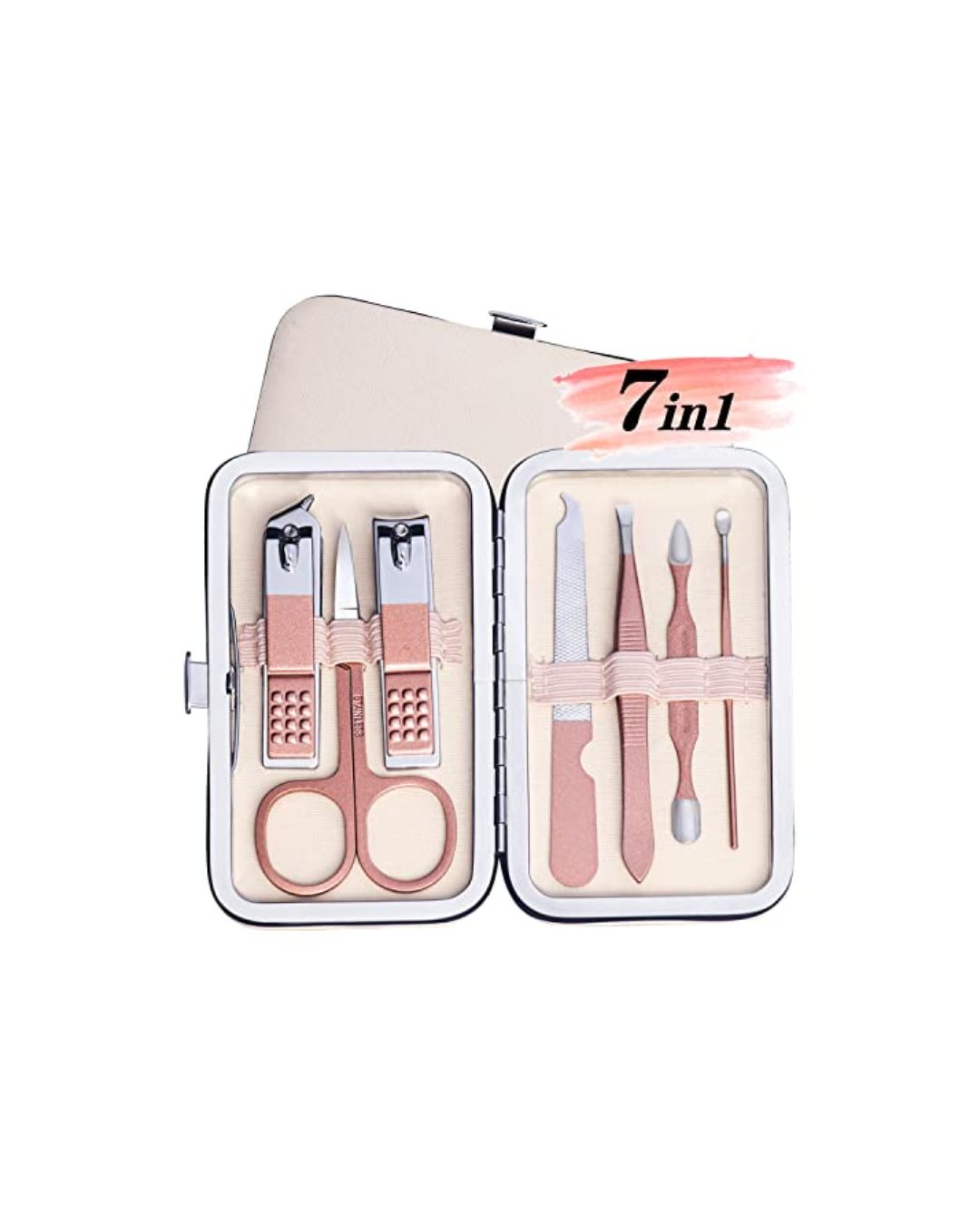 7pcs Professional Stainless Steel Manicure & Pedicure Set