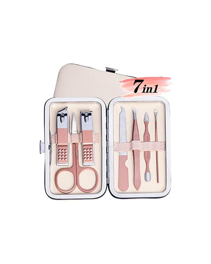 7pcs Professional Stainless Steel Manicure & Pedicure Set
